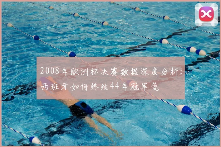 2008年欧洲杯决赛数据深度分析：西班牙如何终结44年冠军荒